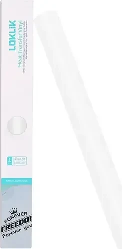 LOKLiK Basic Bügelfolie weiß 30,5 cm x 1,8 m, 1 St.