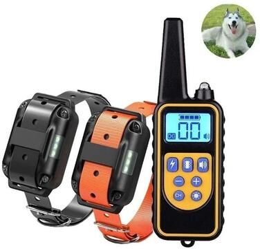 Uplifted Finds Electric Pet Training Collar Waterproof Remote Rechargeable uk for 2 Dogs A