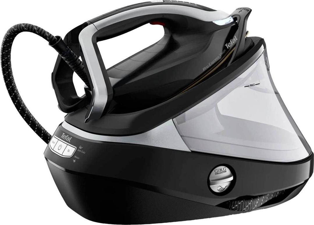 Tefal Pro Express Vision GV9821, 3000 W, 800 g/min, Durilium AirGlide Autoclean soleplate, 9 bar, 1,2 l, 180 g/min