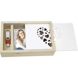 ZEP Love Box USB           13x18 Holz für Fotos und Stick  CZ1257