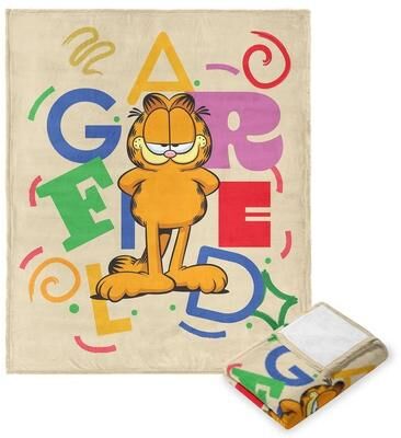 Northwest Nickelodeon Garfield Silk Touch Throw Blanket