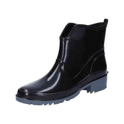 Gummistiefel BOCKSTIEGEL "Elke", Damen, Gr. 37, schwarz, Obermaterial: 100% PVC PVC., Schuhe Gummistiefel