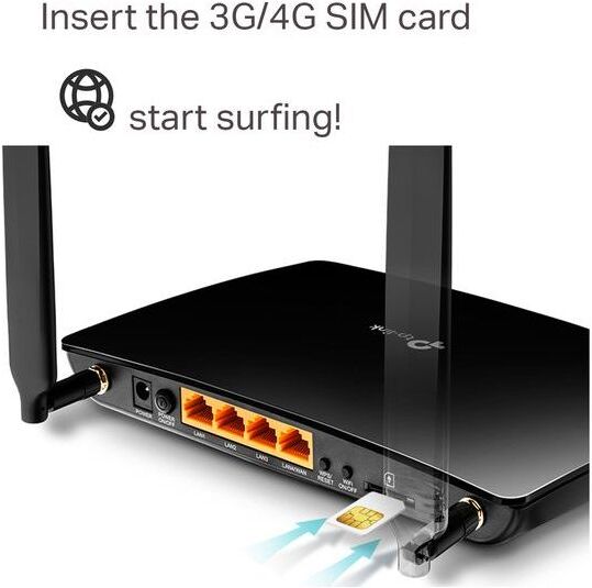 TP-LINK Archer MR200 AC750 Dual Band 4G LTE SIM Wi-Fi Router