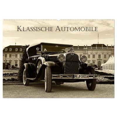 Klassische Automobile (Wandkalender 2027 DIN A2 quer), CALVENDO Monatskalender