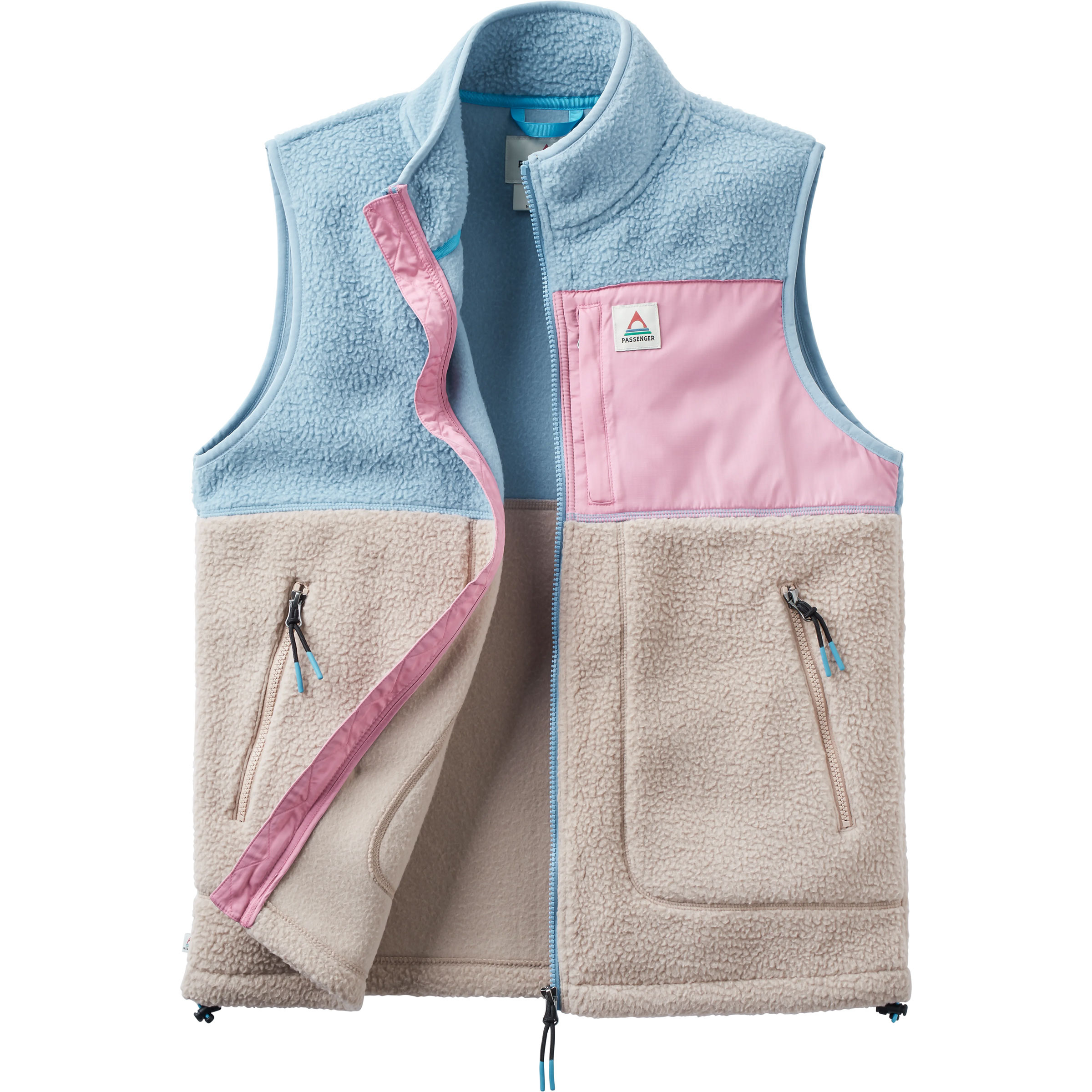Passenger Fairbanks Weste Damen Fleecewesten beige Größe L Lifestyle Elastisch