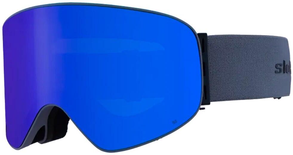 Slokker  - Ziller Matt Grey Blue Mirror - Masque de Ski