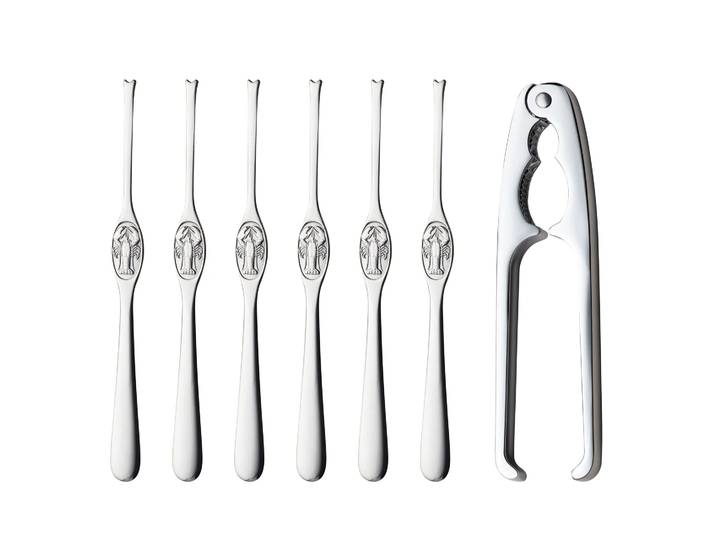 Hardanger Bestikk Ensemble pour fruits de mer Hardanger 7 pièces Acier inoxydable
