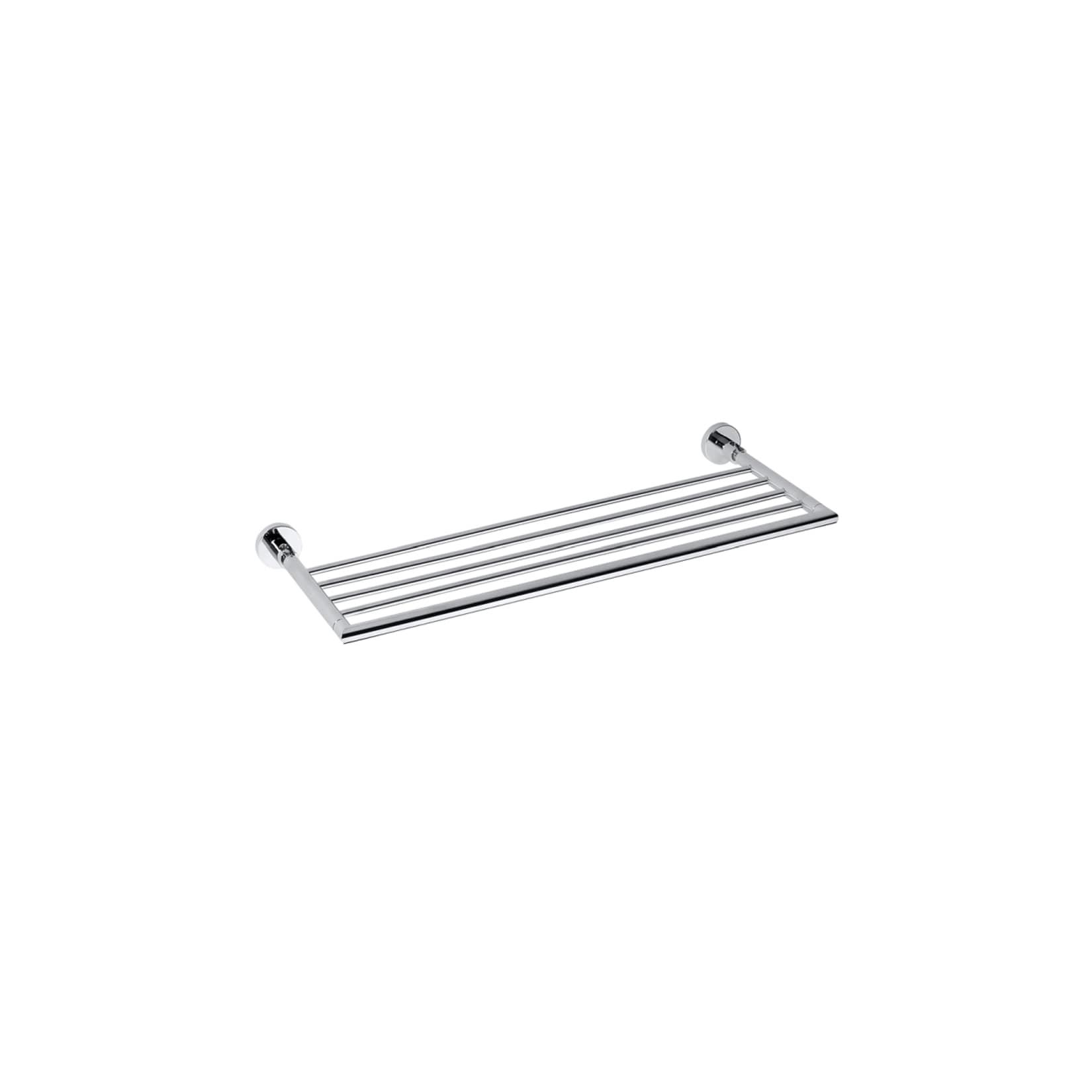 Brillantbad BOMEGA Handtuchablage zum klappen Messing Chrom poliert 655x55x270 mm für Bad & Küche >> zum Bohren