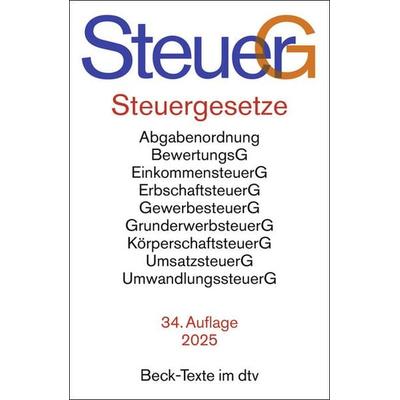 Steuergesetze, Taschenbuch von , dtv, 978-3-423-53309-6