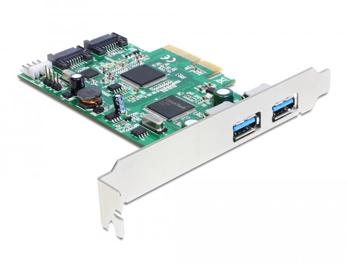 DeLOCK PCI Express Karrte zu USB 3.0 / SATA 6 Gb/s 89359