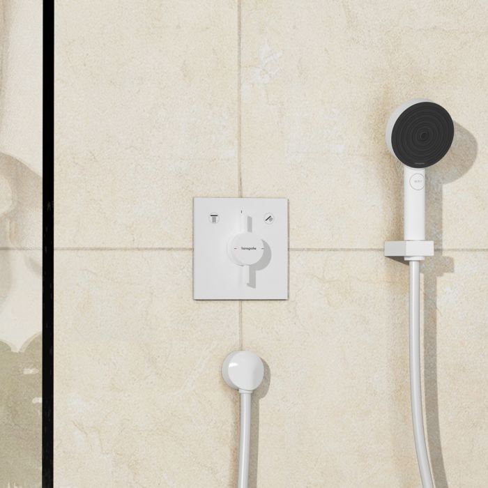 Hansgrohe DuoTurn E Mischer 75417700 Unterputz, für 2 Verbraucher, mattweiß