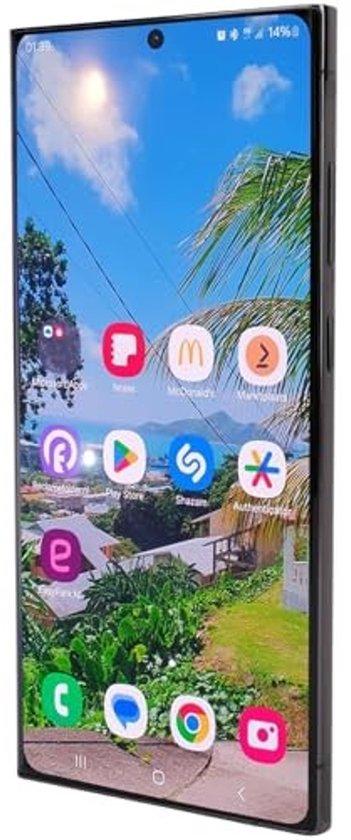 Ersatzbildschirm für Samsung Galaxy S23 Ultra 5G SM-S918B, EU-Version, internationales Modell, dynamisches AMOLED 2X Touchscreen, Reparaturset für Display und Touchscreen (Schwarz)