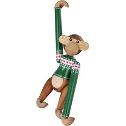 Kay Bojesen Christmas Affe klein, grün, Holz
