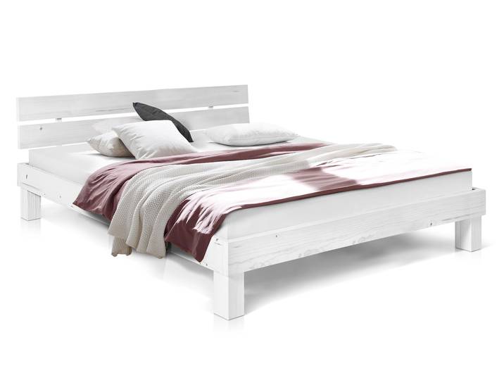 PUMBA Massivholzbett mit Kopfteil, Material Massivholz