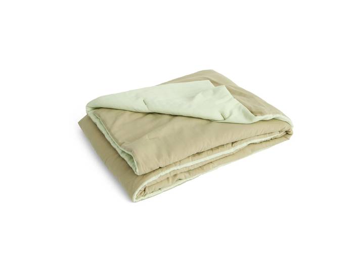HAY Air Quilt Decke Mint green, 140x200 cm