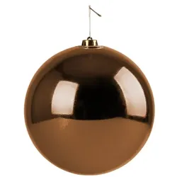 Christbaumkugel braun Weihnachtskugel ⌀ 30 cm Baumschmuck Deko-Kugel glänzend : Braun : ⌀ 30 cm