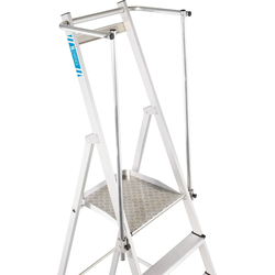 Zarges Plattformleiter ZAP Neo S mit klappbarem Handlauf 3 Stufen