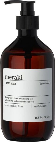 Meraki Body Wash, Pure Basic, 490 Ml