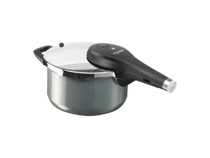 WMF Schnellkochtopf Fusiontec Perfect Premium Schnellkochtopf, 22 cm, 4,5 l Platinum, Fusiontec