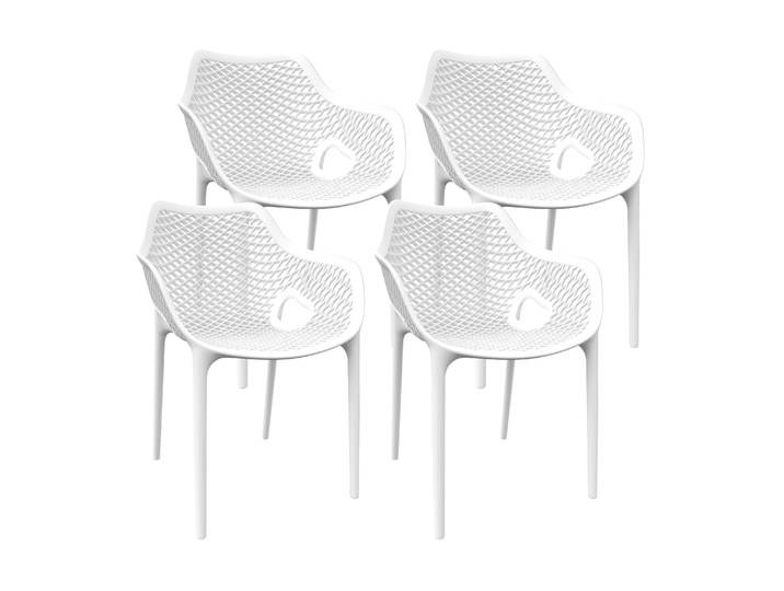 Gartenstuhl MATS 4er Set weiss