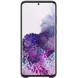 Samsung Leather Cover (Samsung Galaxy S20+), Smartphone Hülle, Schwarz
