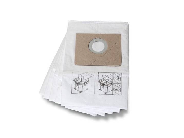 FEIN Staubfilter Premium 35 Liter 5 Stück , weiss (grau), Filterkartuschen, Staubfilter