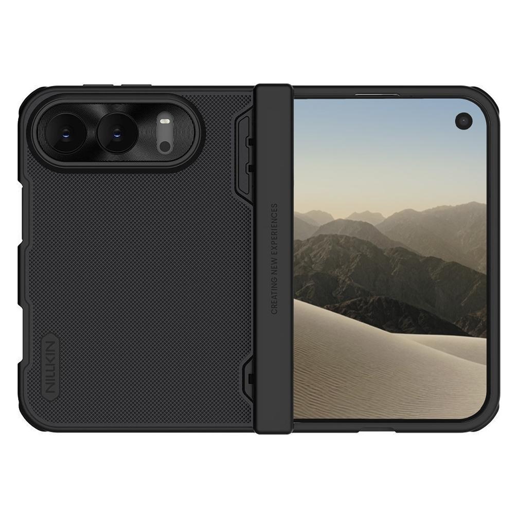 Nillkin - Super Frosted Shield Fold Magnetic - iPhone Duo - Schwarz (Apple iPhone Duo) (57983132635)