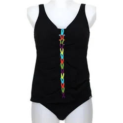 SUNFLAIR Damen Tankini, Größe 38C in Schwarz Schwarz