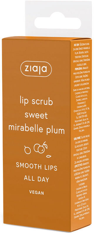 Ziaja Sugar Sweet Mirabelle Plum Lip Scrub 12 ml