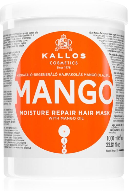 Kallos KJMN Professional Mango stärkende Maske mit Mangoöl 1000 ml