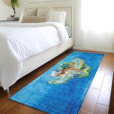 Addison Rugs Premium Washable Super Soft Turtle Life Mayfield Rug
