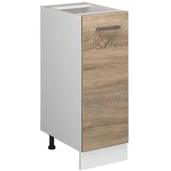 Vicco, Regal, Küchenfront R-Line, Sonoma, 29.6 x 71.3 cm Möbelfront für den Apothekerunterschrank