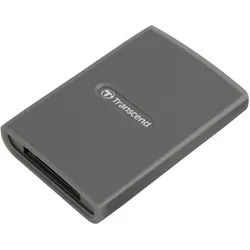 Transcend RDE2 (USB 3.2 Gen 2), Speicherkartenlesegerät, Grau