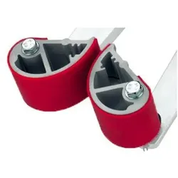 Uni-ball, Schraubstock + Zwinge, Ersatz-Exzenterdruckbacken zu Zwinge (48 mm)