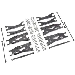 Traxxas Wide-X-Maxx-Kit schwarz Querlenker Spurstangen Wellen und Federn