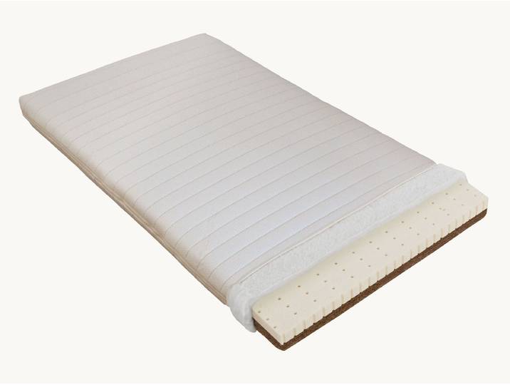 Naturlatex-Kokos-Kindermatratze Vita-Kiddy - 70x140 cm - Basic (unversteppt) - Baumwolle