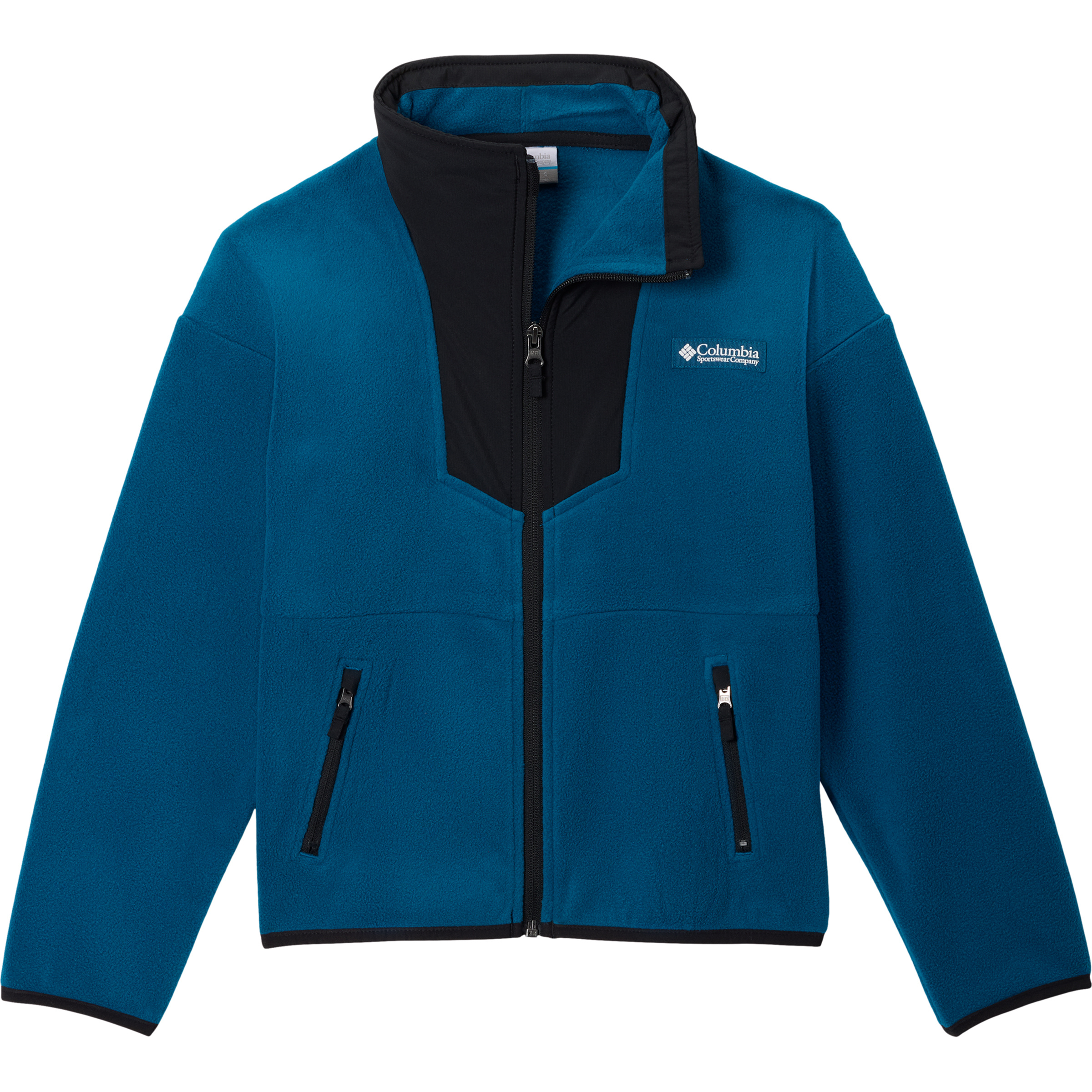 Columbia Sequoia Grove Fleece Kinder Fleecejacke blau Größe 132 Camping Widerstandsfähig