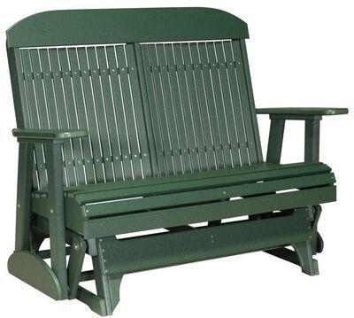 Luxcraft Outdoor All-Weather Poly Lumber Classic Glider