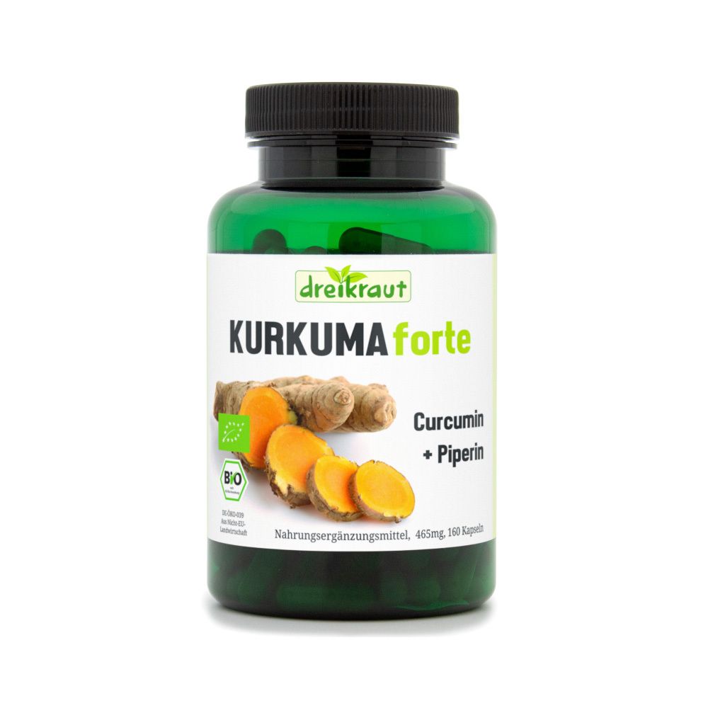 Kurkuma Forte Curcumin+Pip Bio 160 St Kapseln