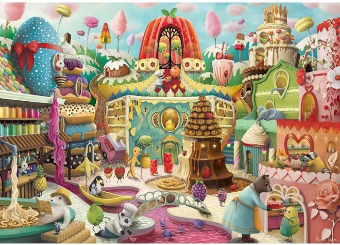 Ravensburger Puzzel La rue de la douceur, 1000 stukjes, 70 x 50 cm