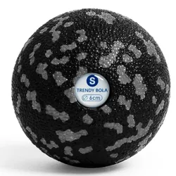 TRENDY SPORT Bola Faszienball schwarz/grau 6 cm