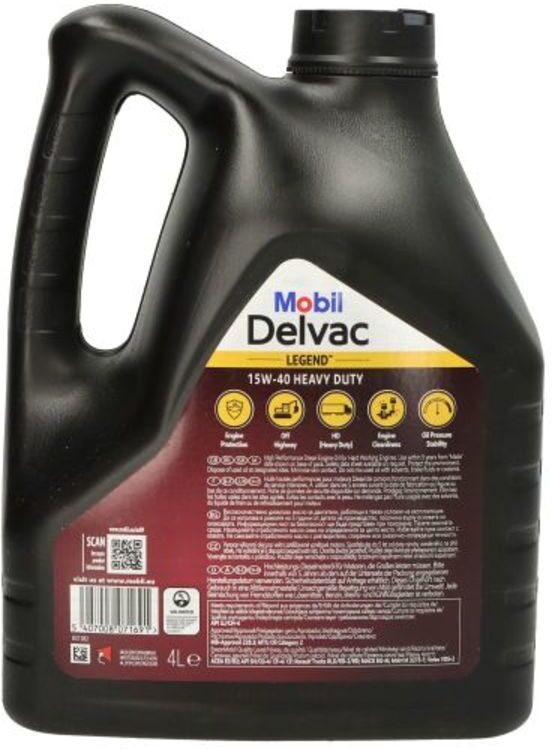 Motoröl MOBIL 157437 DELVAC Legend 15W40 4L