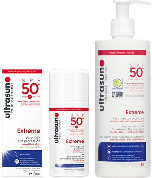 Ultrasun Ultra Sensitive Extreme SPF50+ 100ml & 400ml Duo