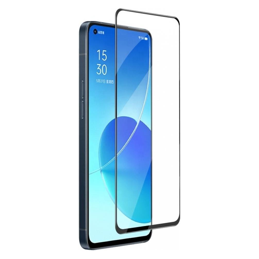 Screenguard Oppo Reno6 5G Full Screen Panzerglas Schutzfolie 2.5D 9H (Oppo Reno 6 5G) (00029391)
