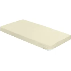 Spannbettlaken MERKUR Biber (BL 100x200 cm) - beige - BL 100x200 cm