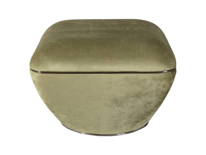 Kayoom Hocker, Graphitfarben, Grün, Metall, 42.5 cm, Wohnzimmer, Sessel, Hocker, Sitzhocker