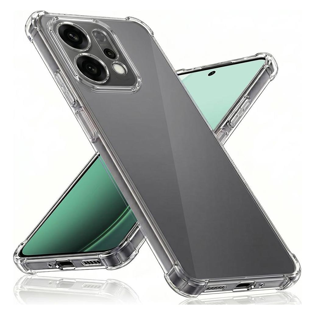 Techsuit - Shockproof Clear Silicone - Oppo Reno14 - Clear (Oppo Reno14) (59005096)