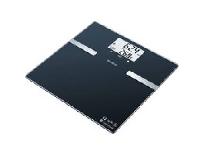 SANITAS Pèse-personne impédancemètre Bluetooth (Noir)