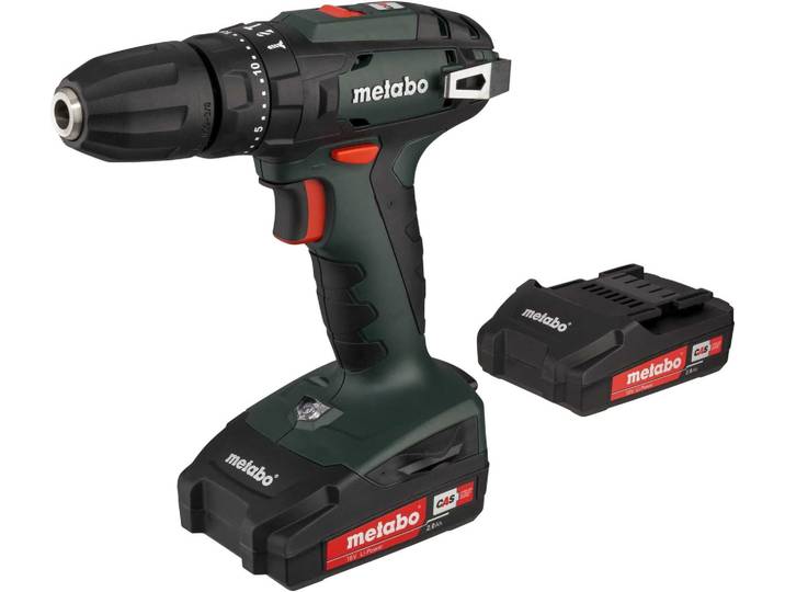 Metabo SB 18 - Marteau perforateur à percussion - sans fil - 2 vitesses - clé de mandrin 10 mm - 48 N-m