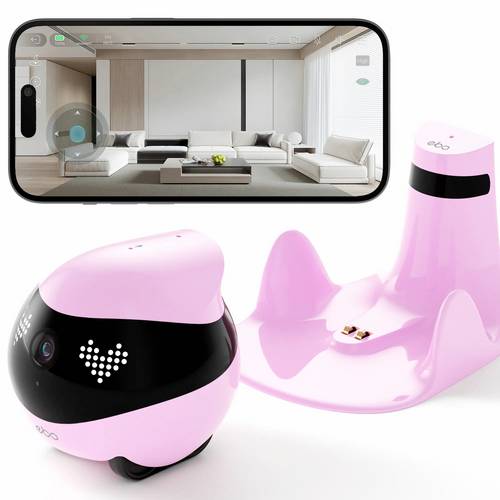 EnaBot EBO Air 2 Haustierroboter 2K Kame Haustier-Roboter Schwarz, Pink 1St.